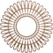 Ekena Millwork Cornelius Wood Fretwork Pierced Ceiling Medallion, Wood (Paint Grade), 16"OD x 6"ID x 3/8"T CMWP16X0375CRMF - alternate 1